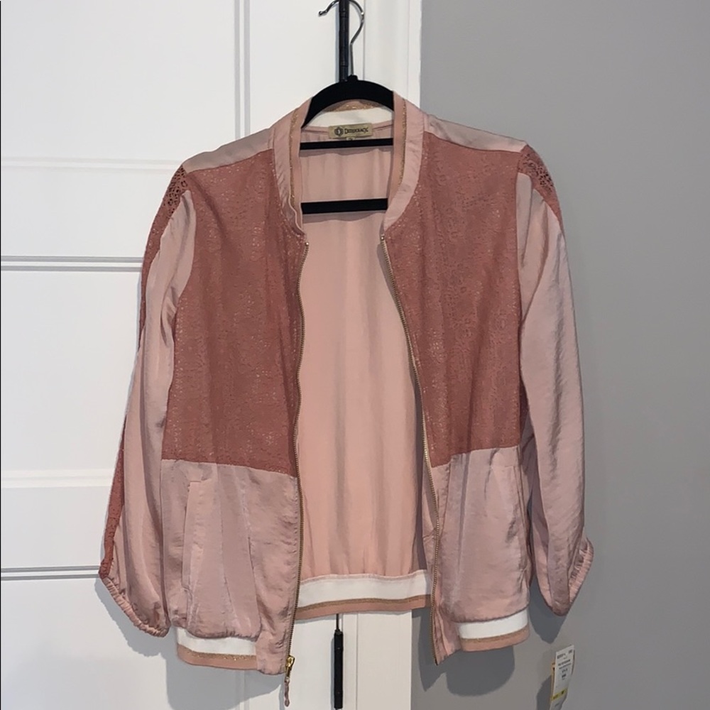 Lightweight pink jacket